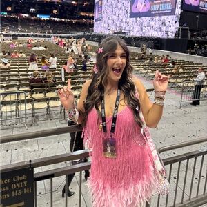 Nadine Merabi Pink Lottie dress